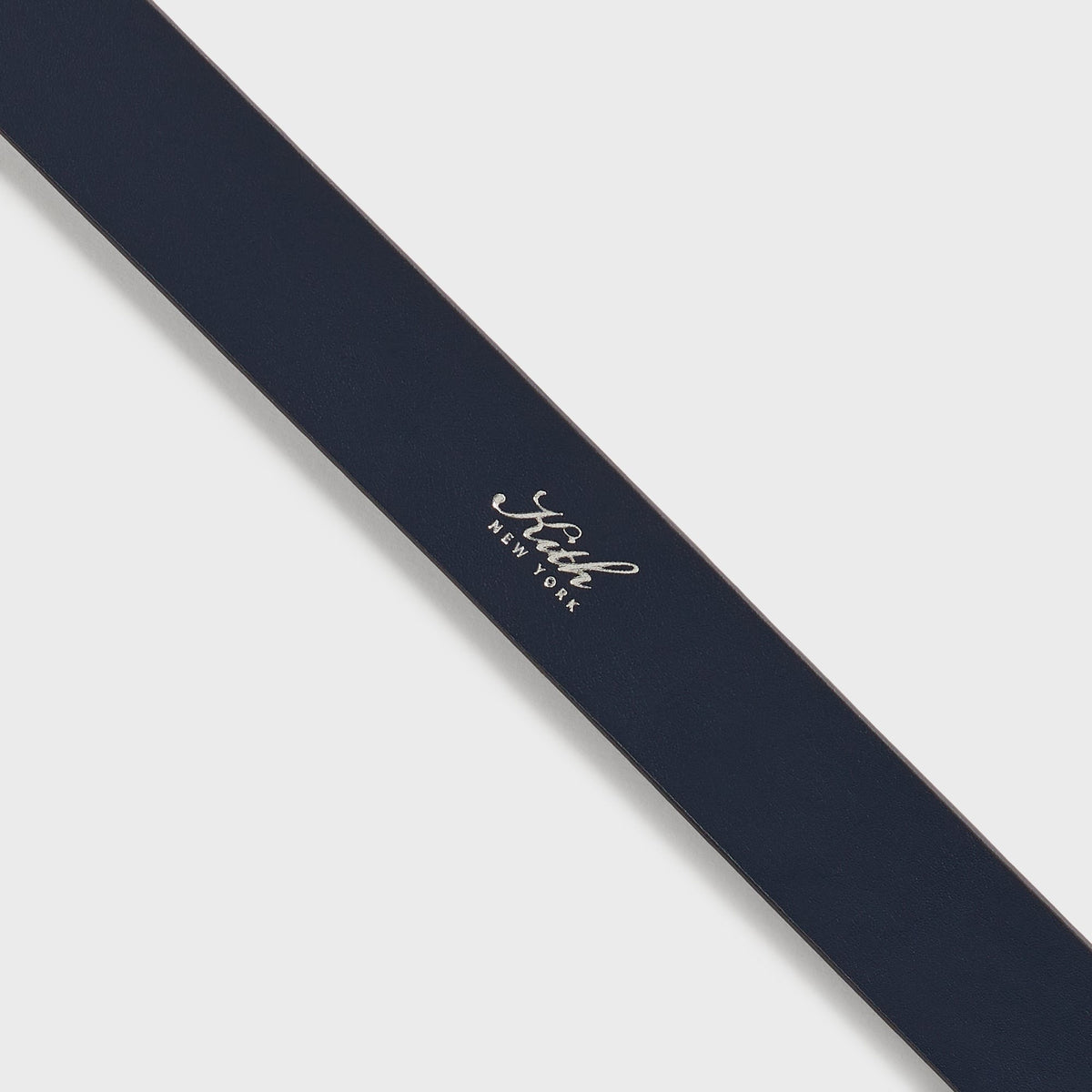 Kith Monogram Tumbled Leather Belt - Ink