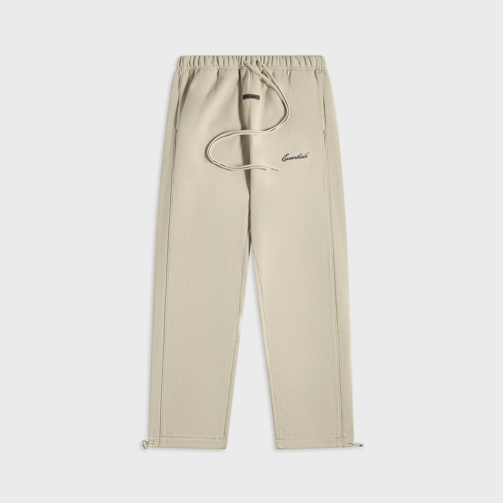 Essentials Relaxed Fleece Sweatpant With Piping - Abbey Stone