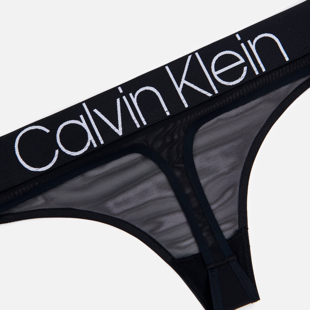 Kith Women for Calvin Klein Mesh Thong - Black