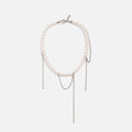 Justine Clenquet Diana Necklace - Palladium