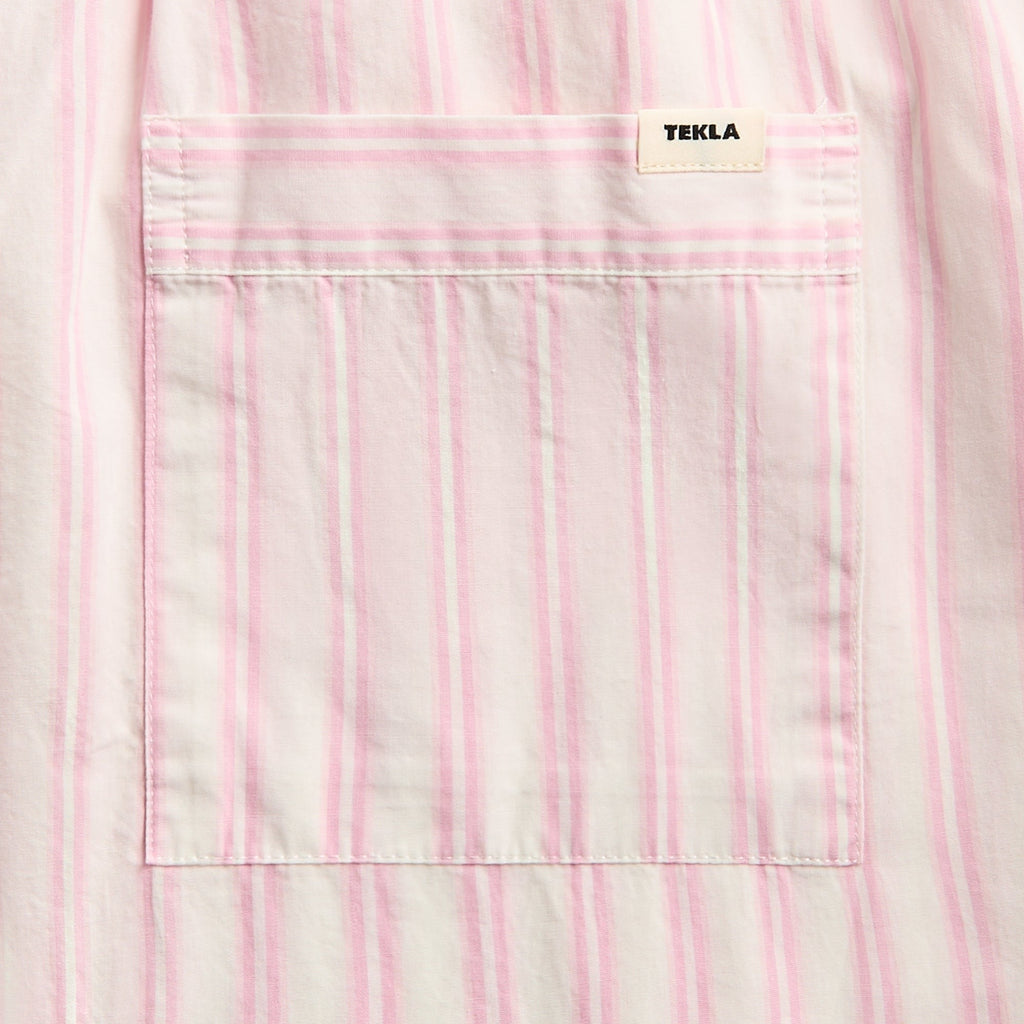 Tekla Cotton Poplin Pyjama Pants - Hatty Stripes