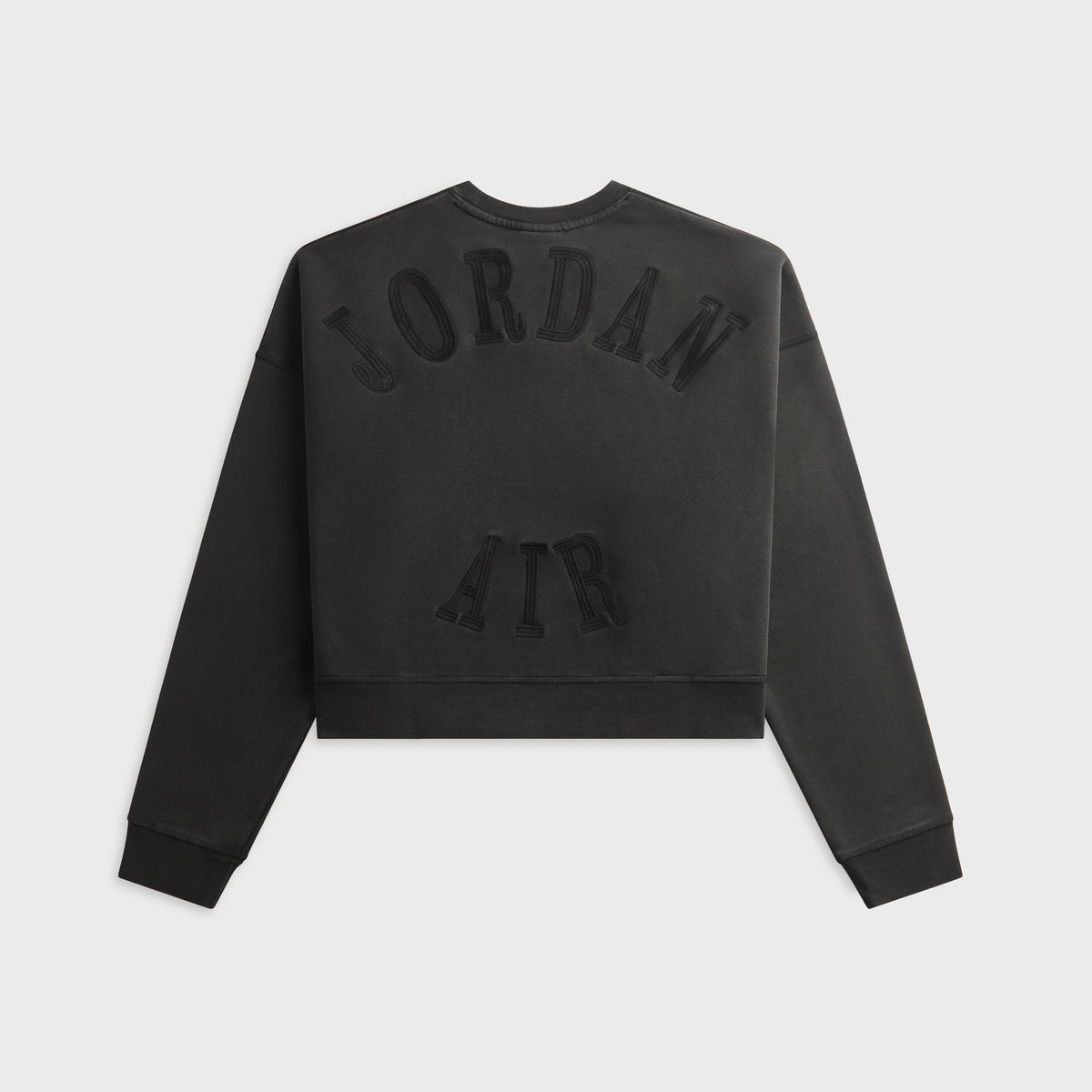 Jordan x IH Cropped Fleece Crewneck Sweatshirt - Black
