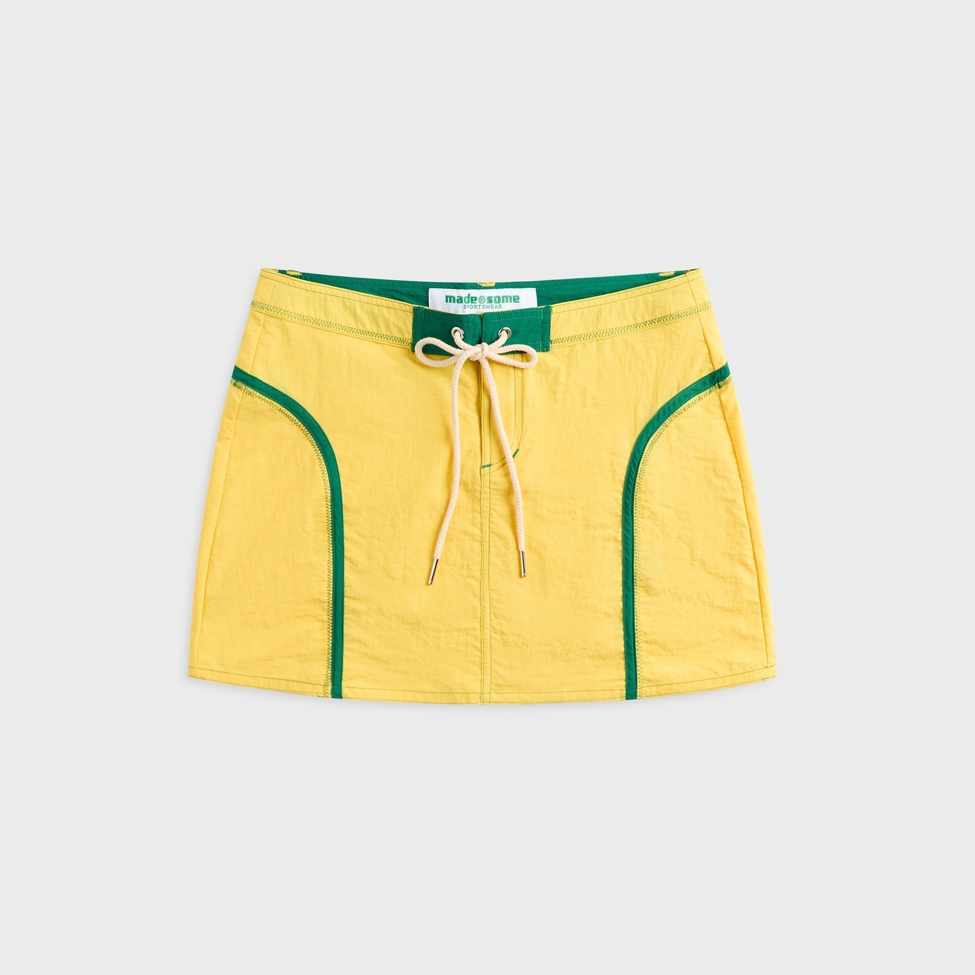 Made Some Mini Skirt - Yellow / Green