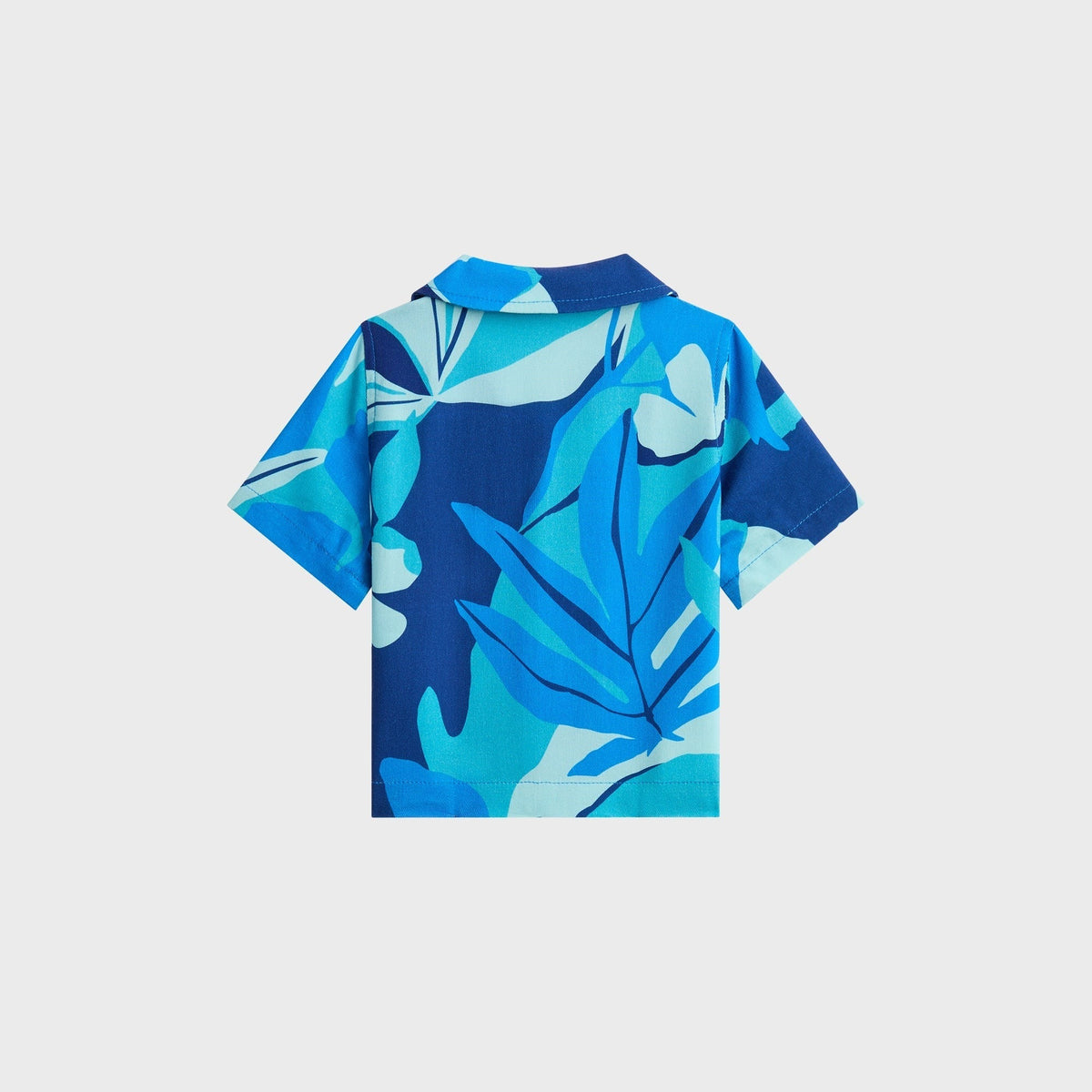 Kith Baby Abstract Tropical Thompson Camp Shirt - Turquoise