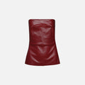 Rick Owens Bustier Corset Top - Cardinal Red