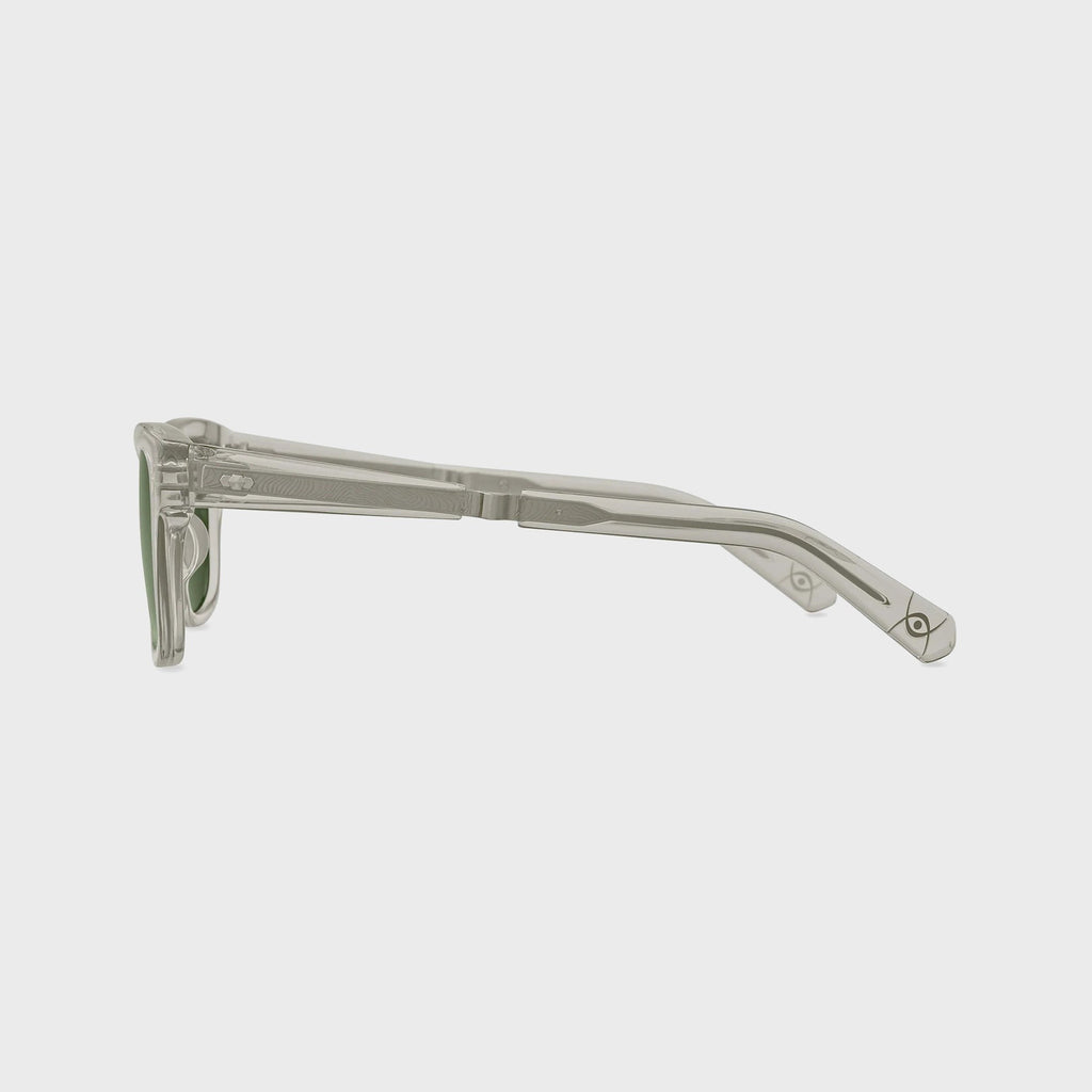 Garrett Leight Mr. Leight Damone Sunglass - Morning Dew / Matte Platinum