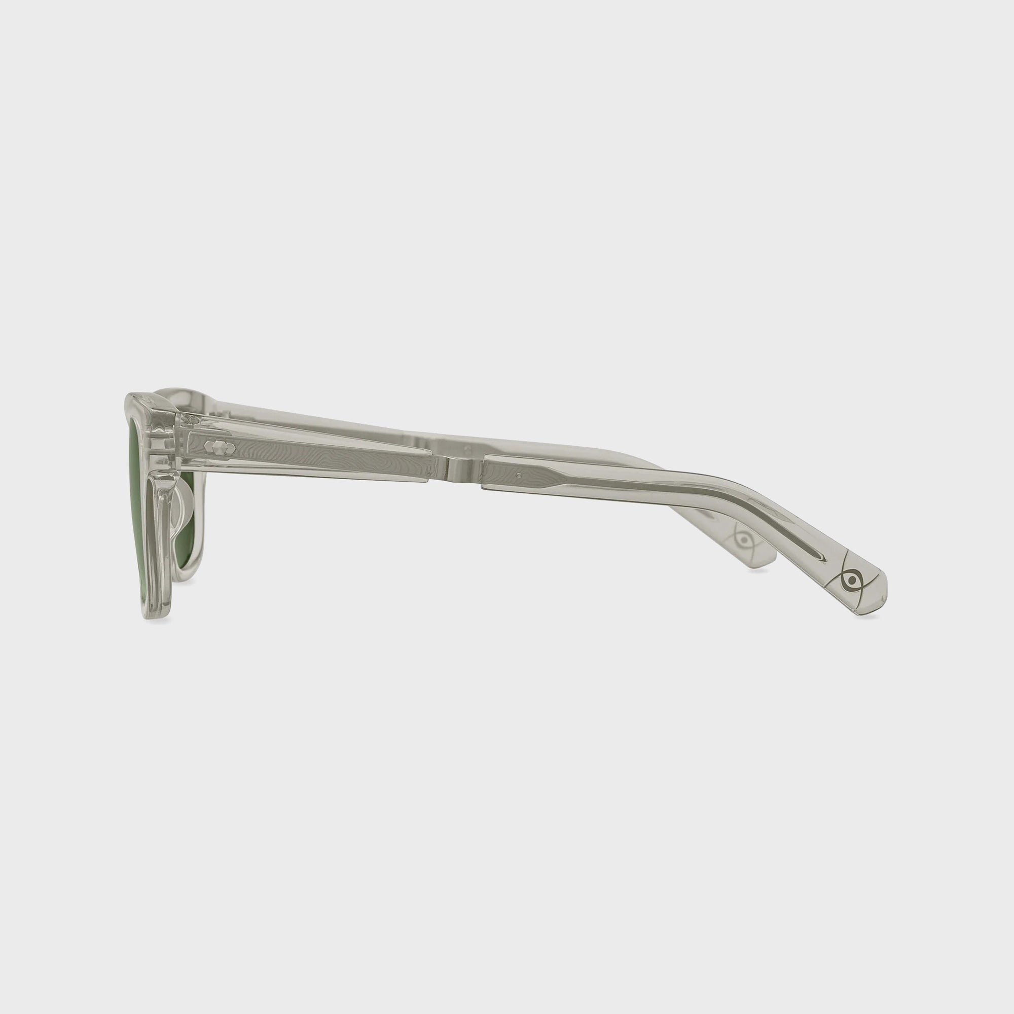 Garrett Leight Mr. Leight Damone Sunglass - Morning Dew / Matte Platinum