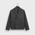 Kith Double Weave Raya Blazer - Dark Heather Grey