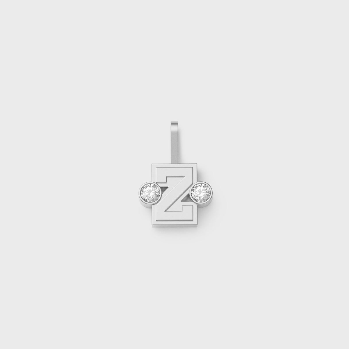 Greg Yuna Sÿlver Babÿ Umlaut Initial 'Z' Pendant - Sterling Silver