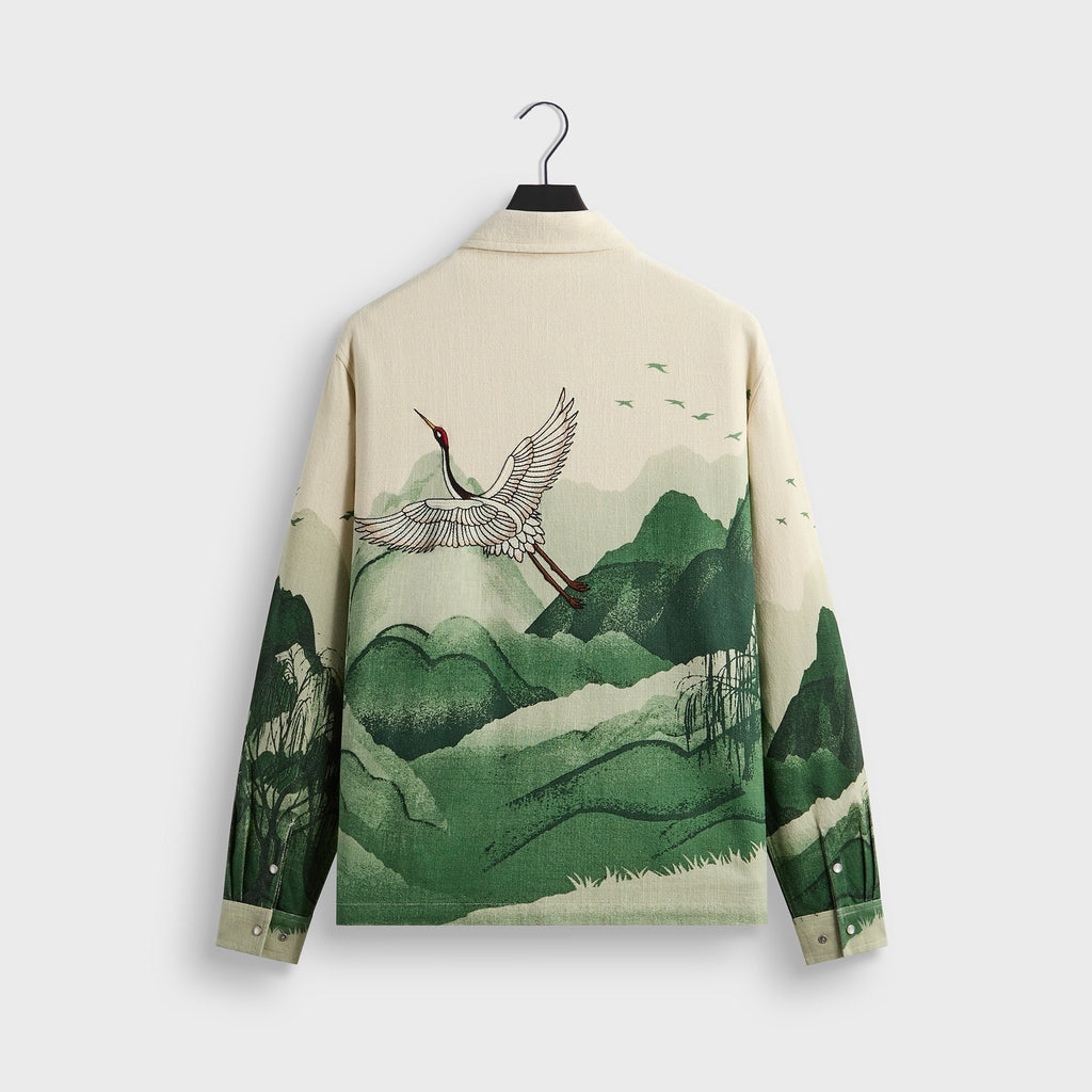 Kith Crane Horizon Long Sleeve BCO Shirt - Waffle