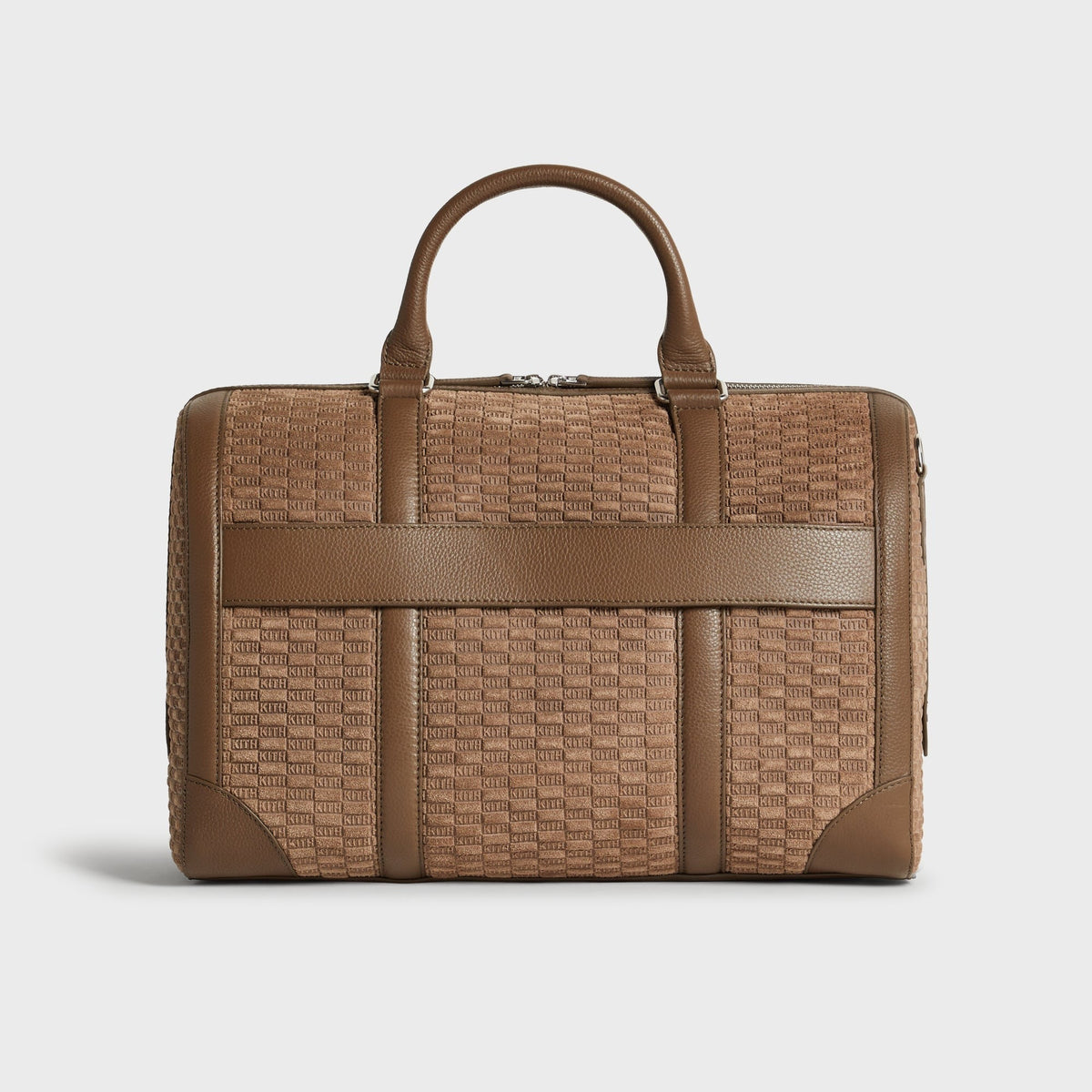 Kith Monogram Suede Traveler K40 Duffle Bag - Java