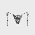 Bond Eye Reversible Stevia Brief Bottom - Zebra / Black