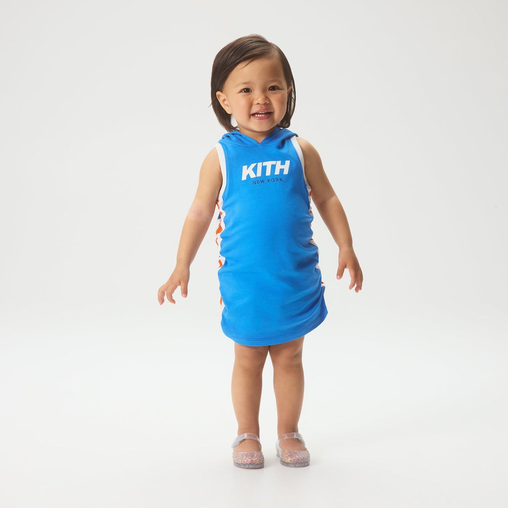 Kith Baby Hooded Jersey Dress - Cobalt