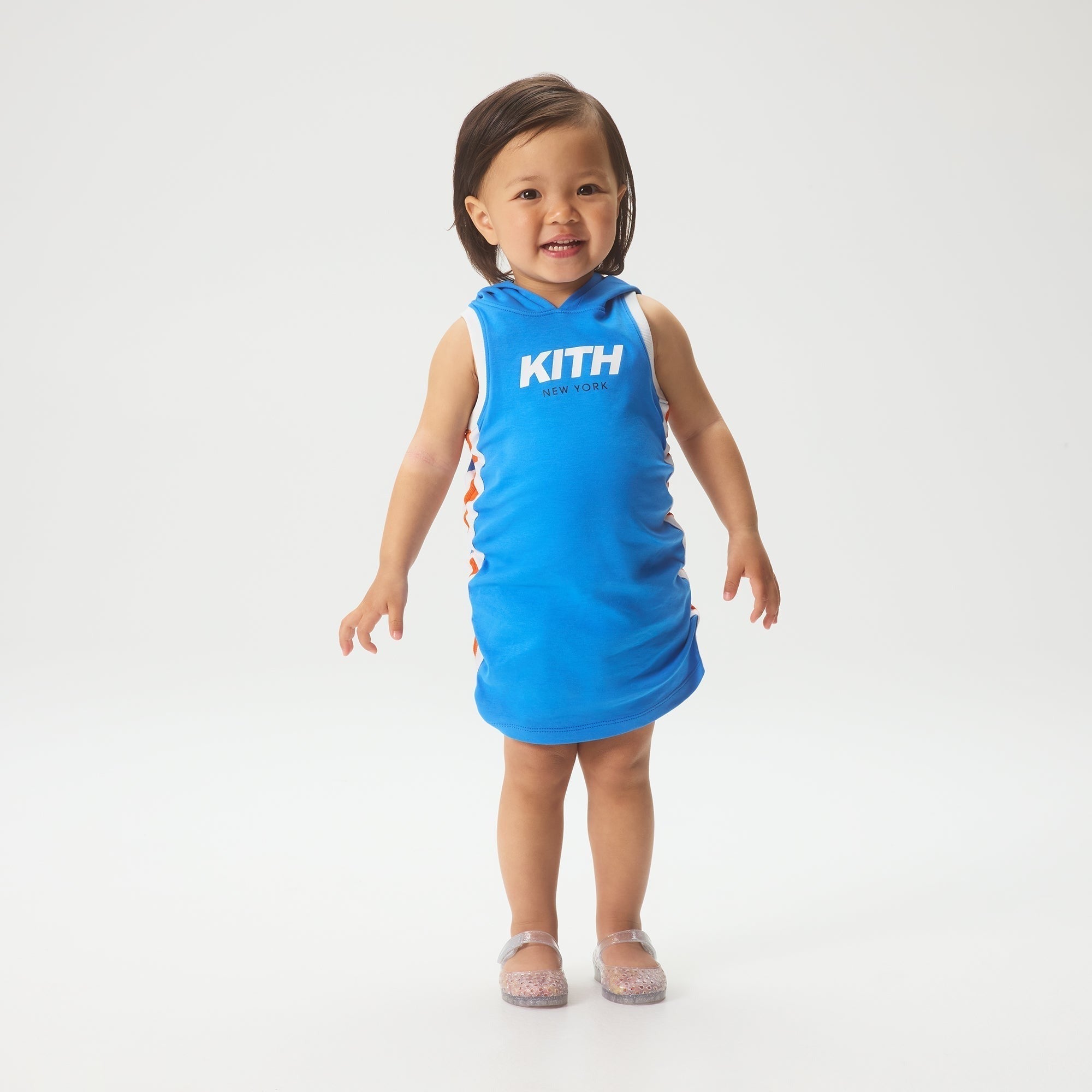 Kith Baby Hooded Jersey Dress - Cobalt