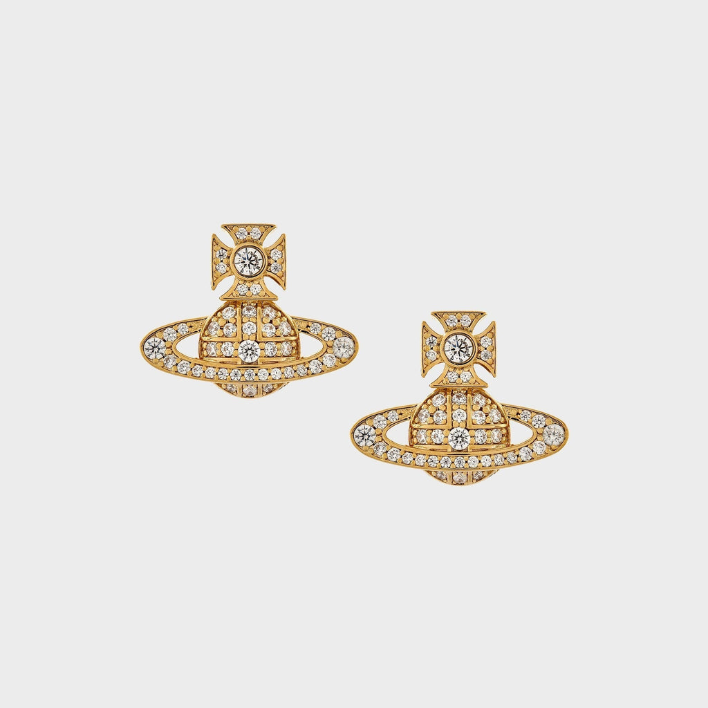 Vivienne Westwood Carmela Bas Relief Earrings - Gold
