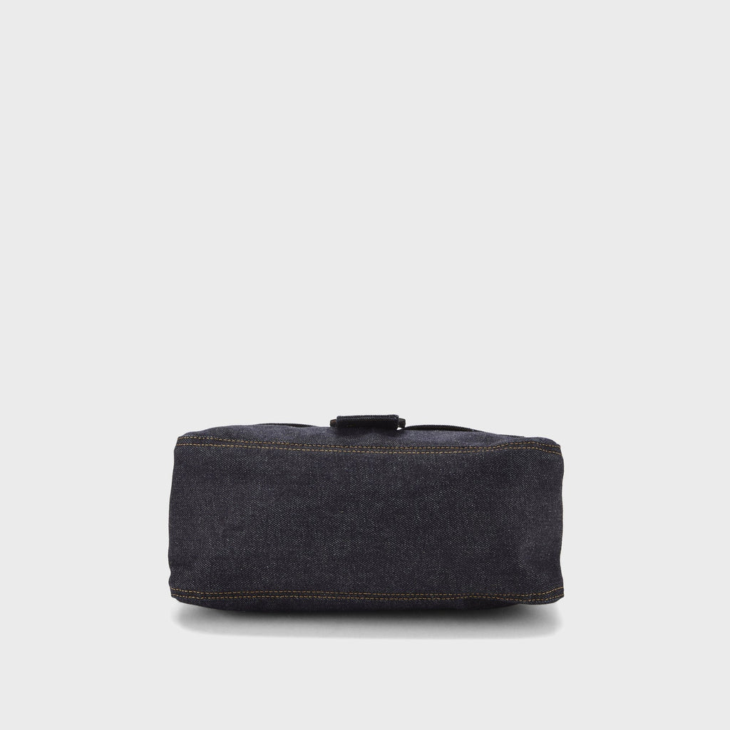WGACA Fendi Denim Mama Baguette Bag - Blue
