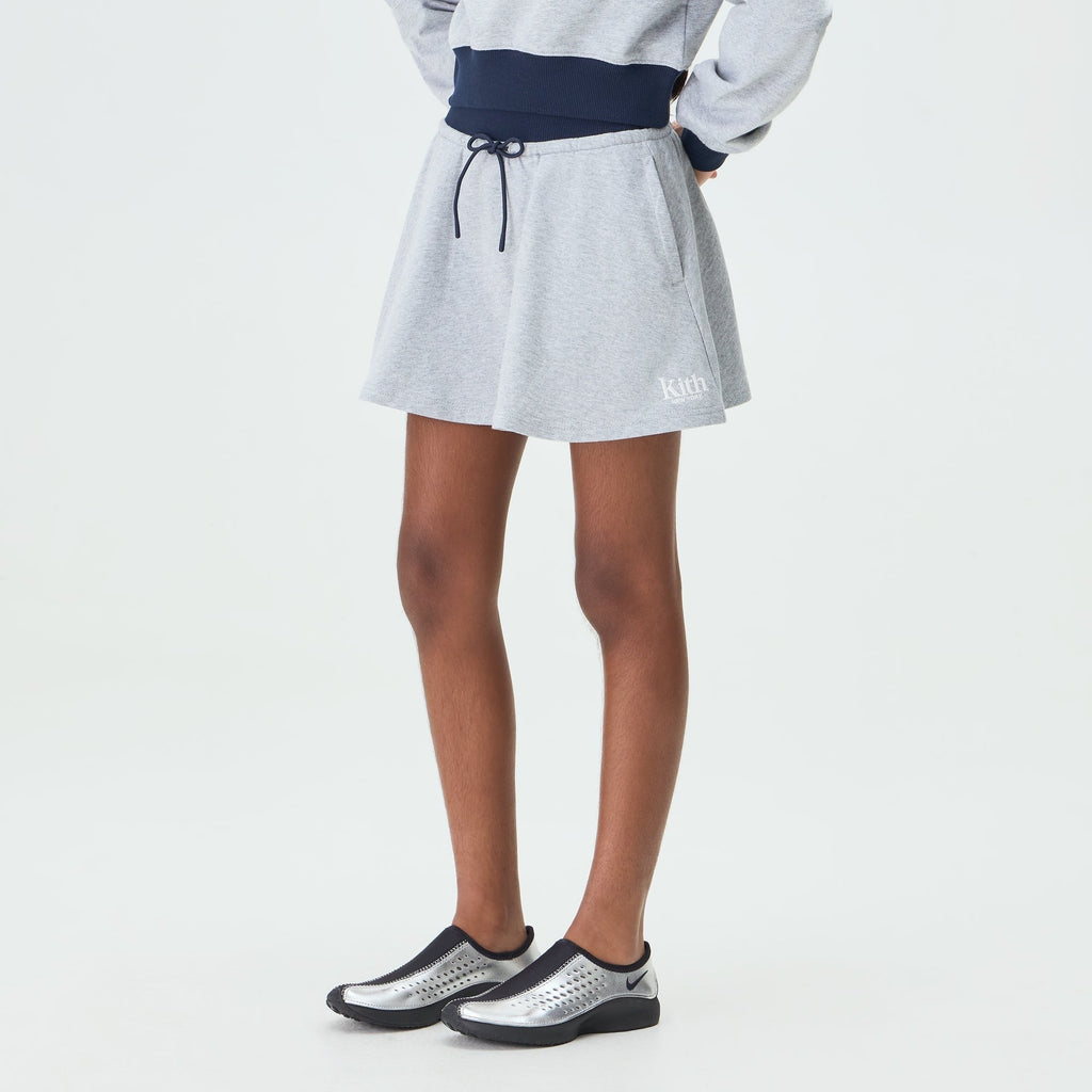 Kith Kids Logo Riley II Skort - Medium Heather Grey