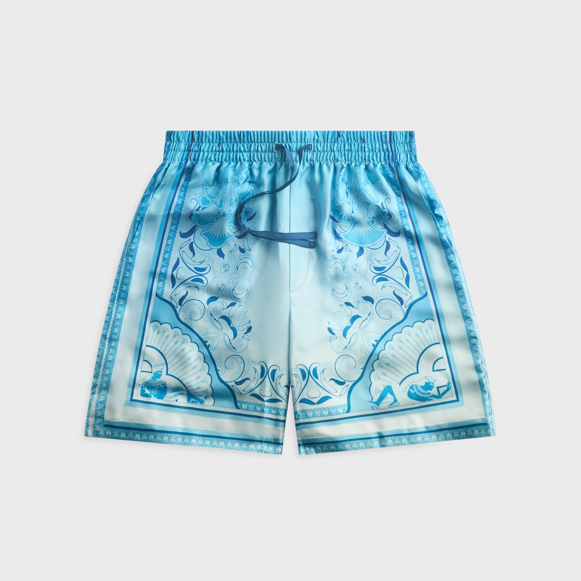 Casablanca Egyptian Rug Silk Short - Blue