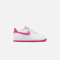 Nike GS Air Force 1 LV8 - White / Laser Fuchsia