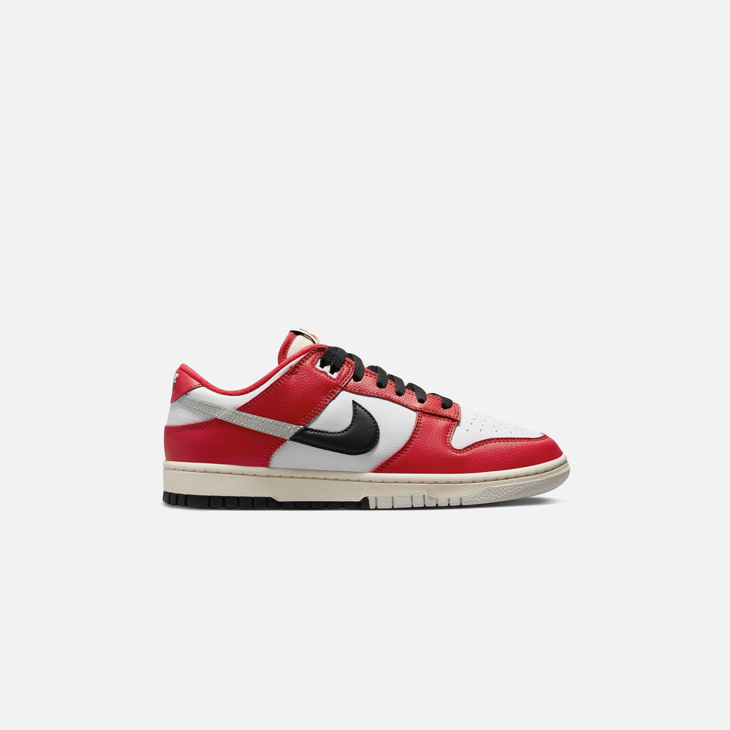 Nike Dunk Low Retro PRM - University Red / Black / Light Silver