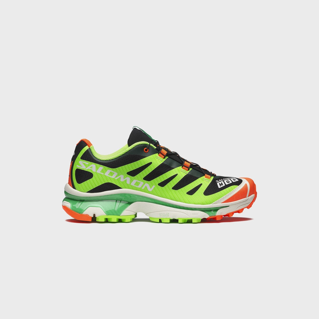 Salomon x Feid XT-4 - Black / Green Gecko / Shocking Orange
