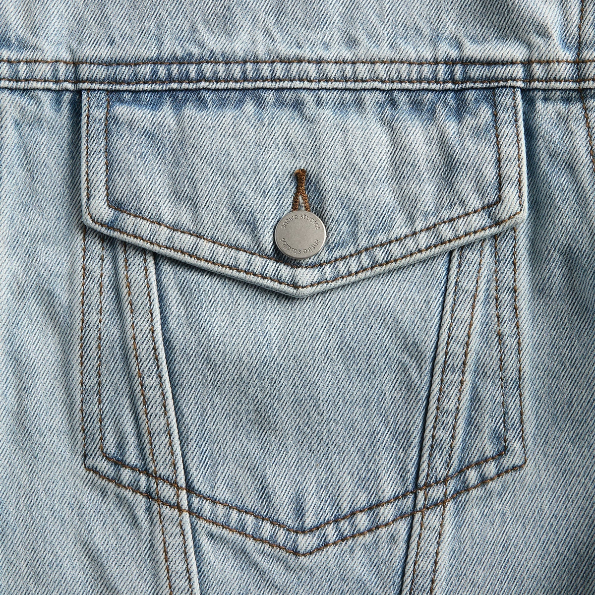 Entire Studios Shrunken Denim Jacket - Old Blue