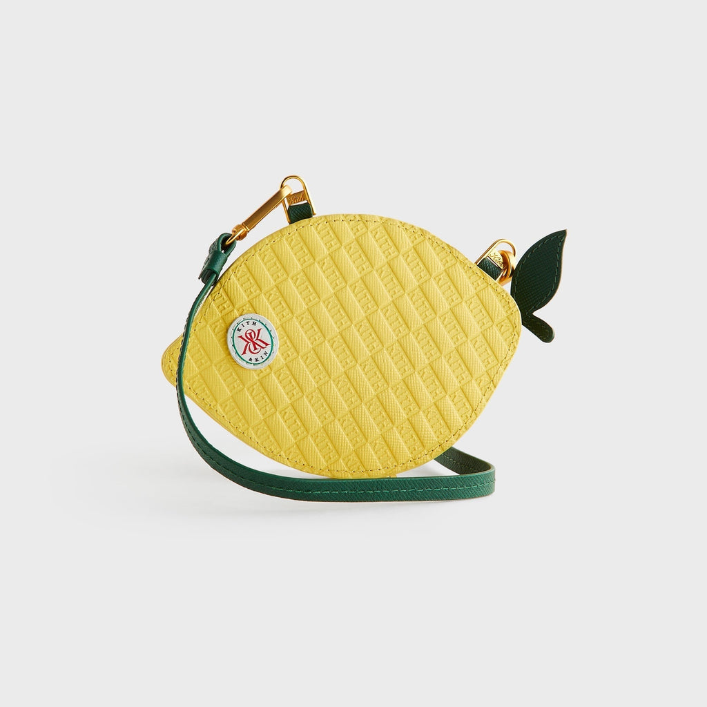 Kith Women Leather Lemon Pouch - Spritz