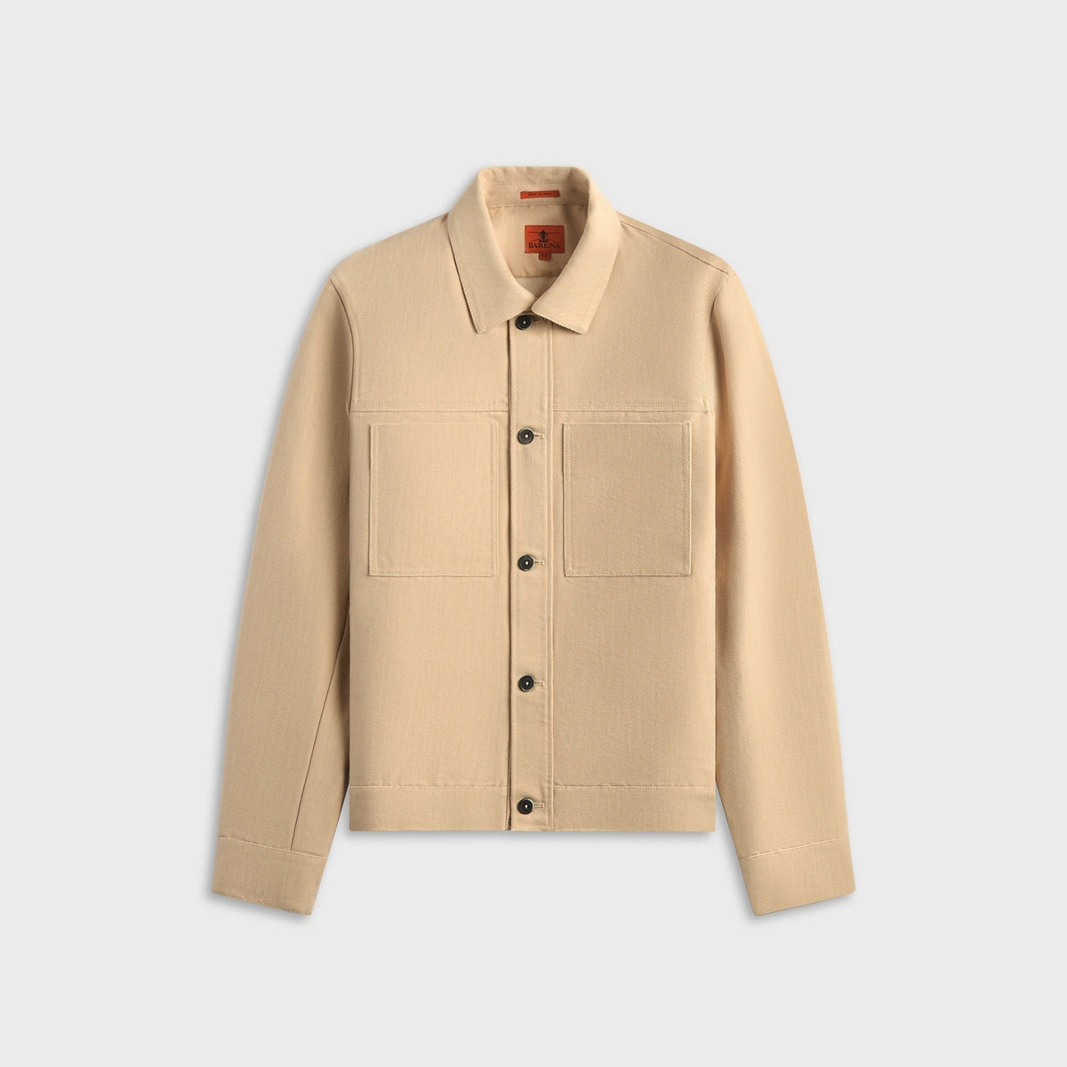 Barena Long Sleeved Buttoned Overshirt - Khaki