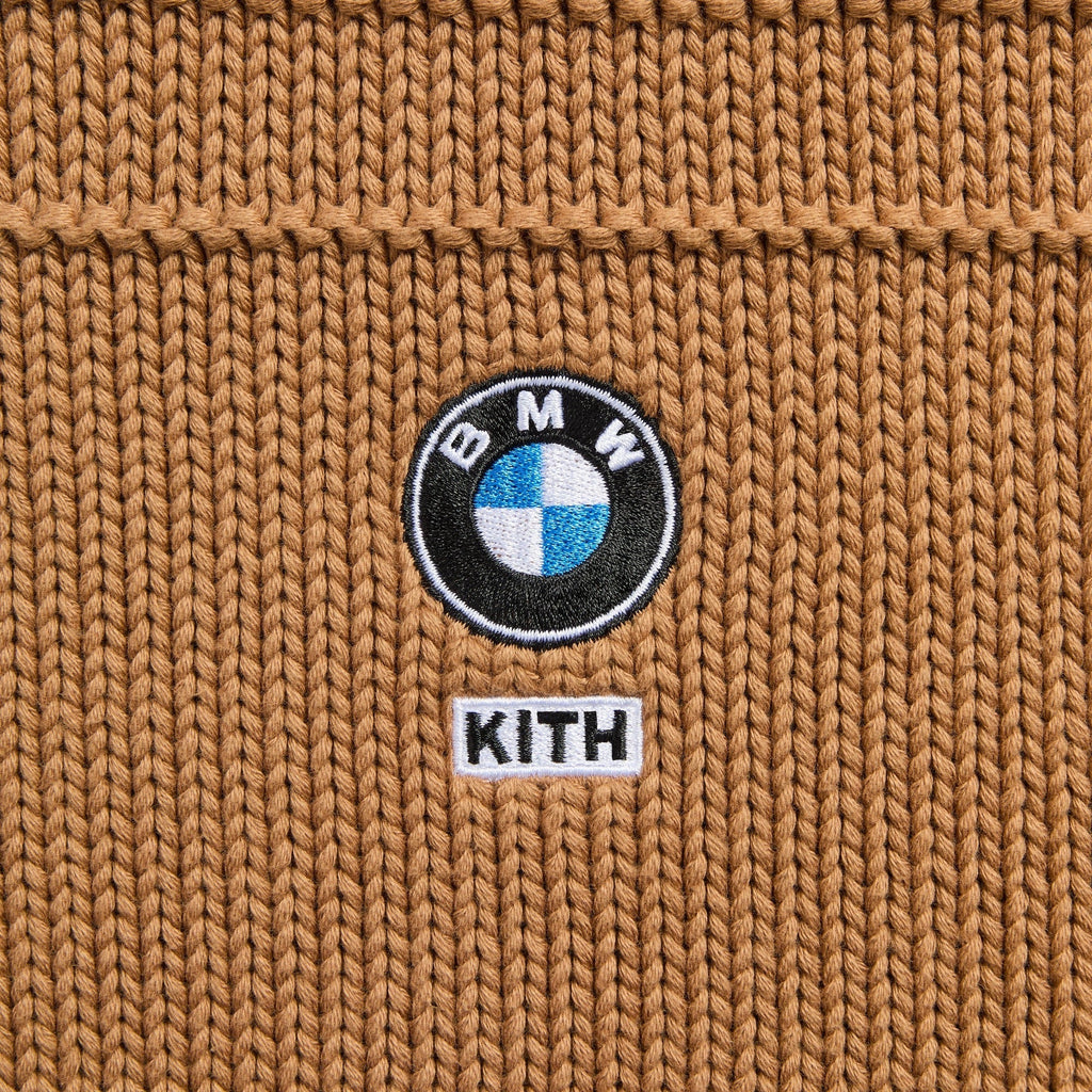Kith for BMW Ansel Quarter Zip Sweater - Desert