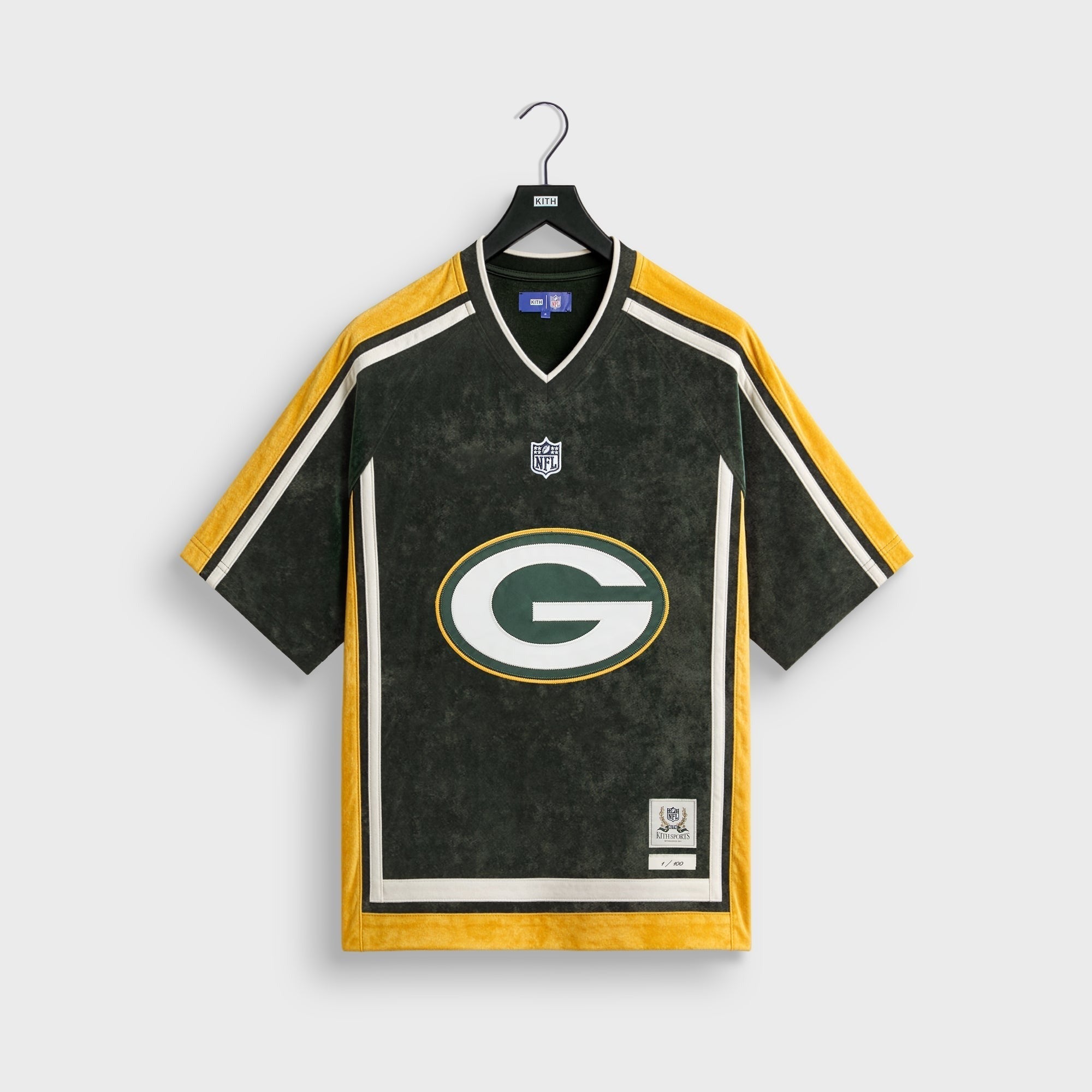 Kith & the NFL for the Green Bay Packers Leon Shirt - Board