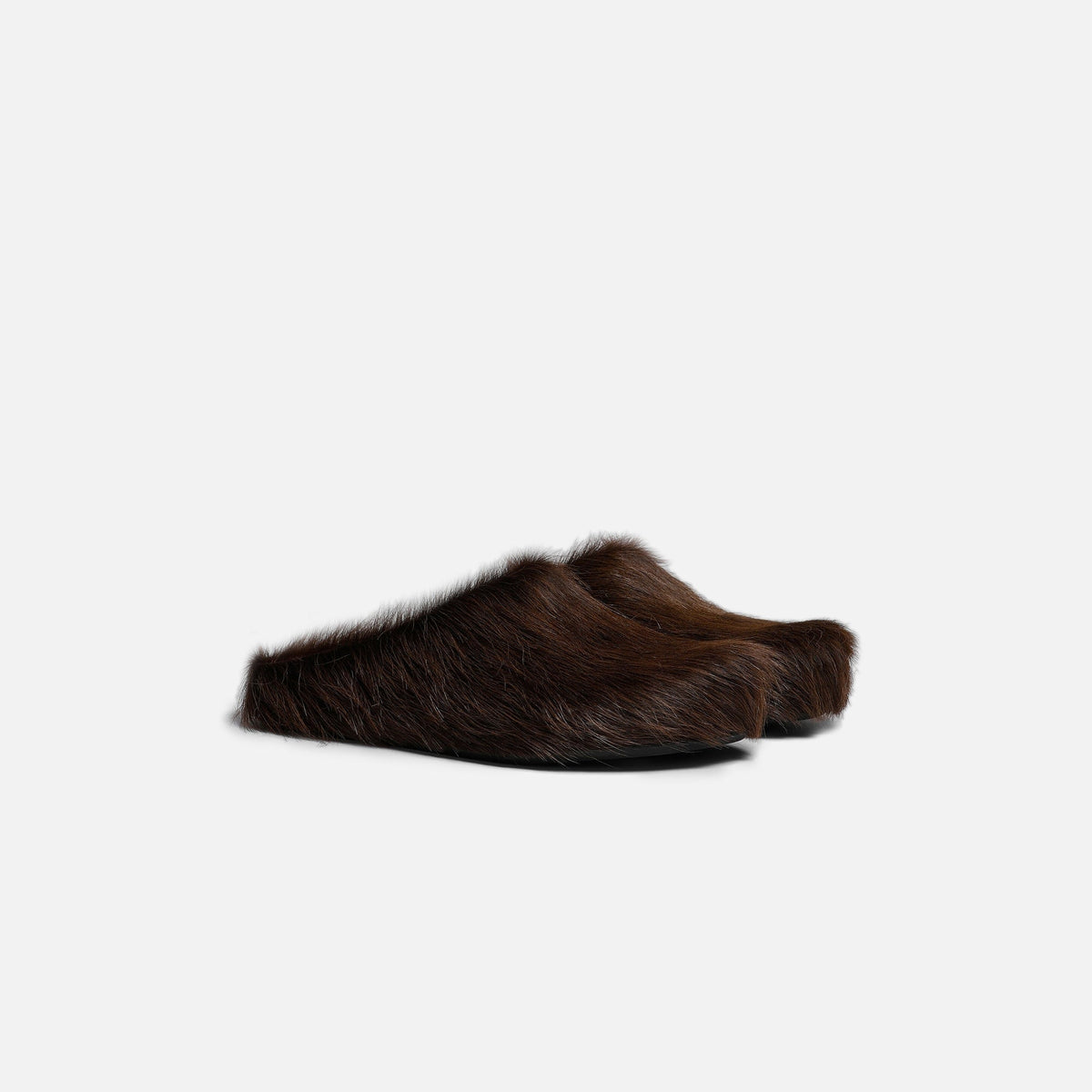 Marni Mens Fussbett Sabot - Brown
