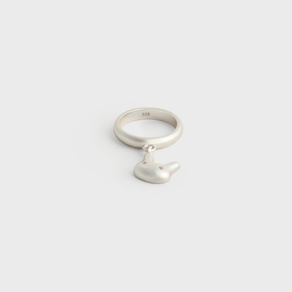 Sandy Liang Terminator Droplet Ring - Silver