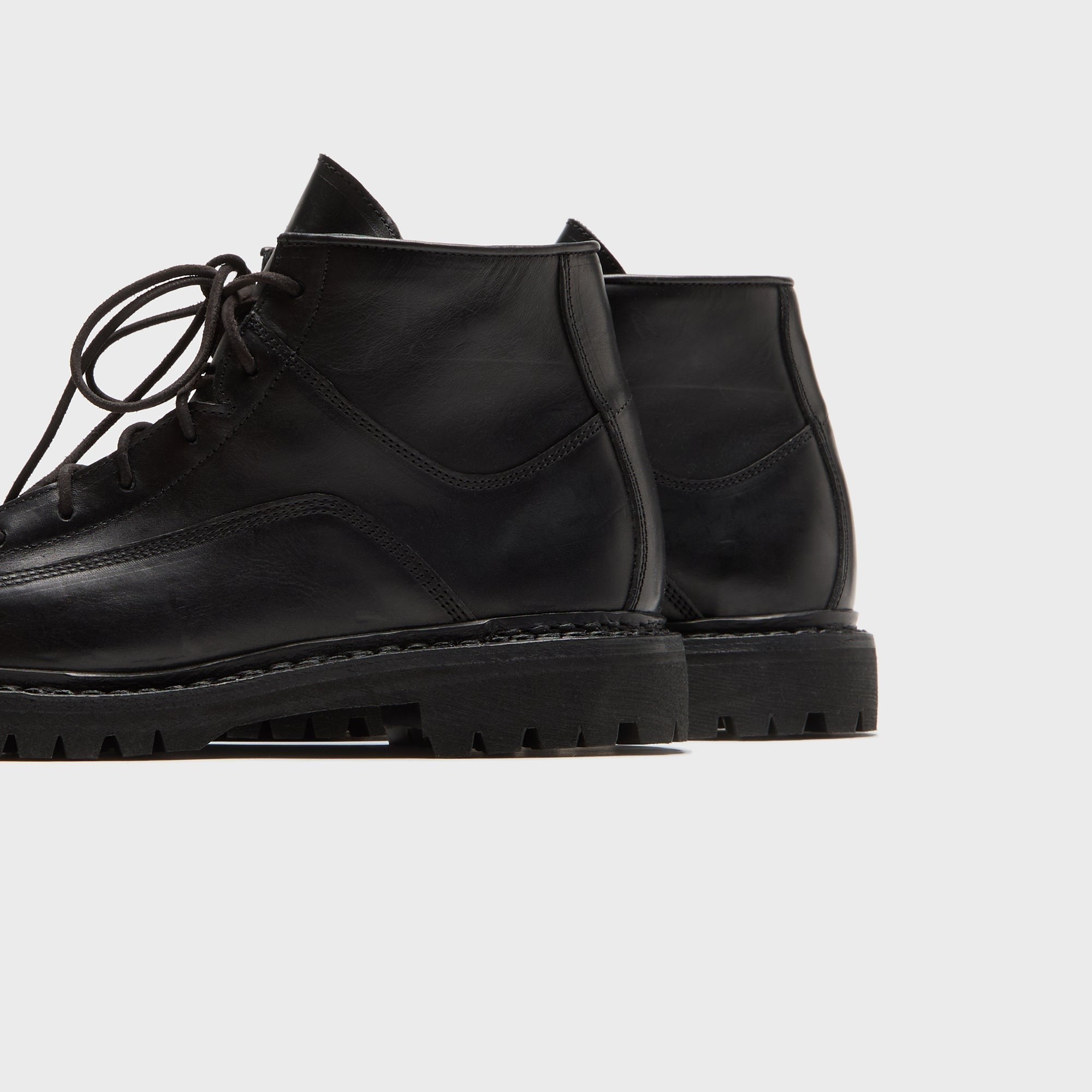 Yuketen Italian Combat Boots - Black