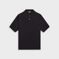 Auralee Pima Cotton Heavy Pique Polo - Dark Navy