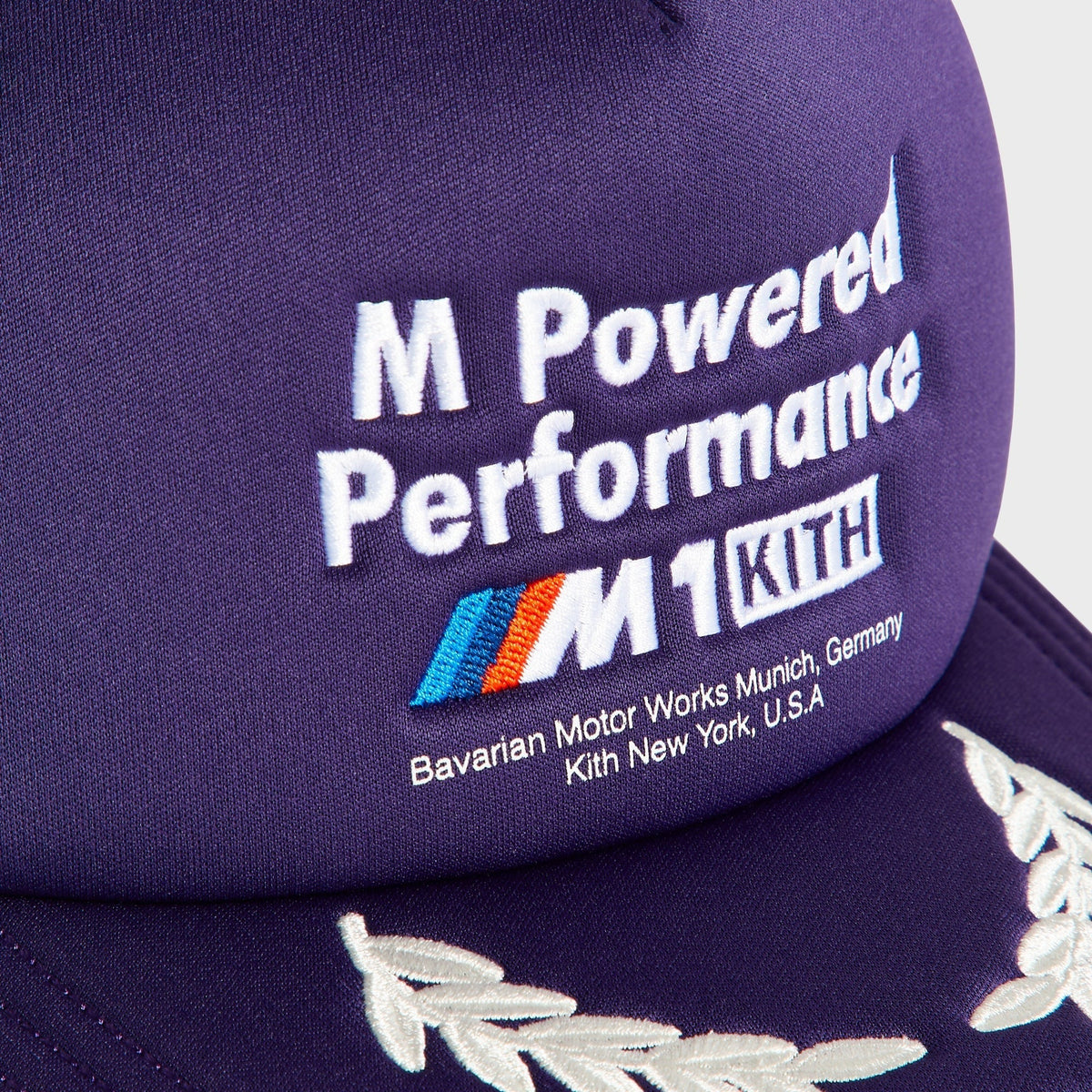 Kith for BMW M1 Podium Poly Foam Nolan Trucker Cap - Techno Violet