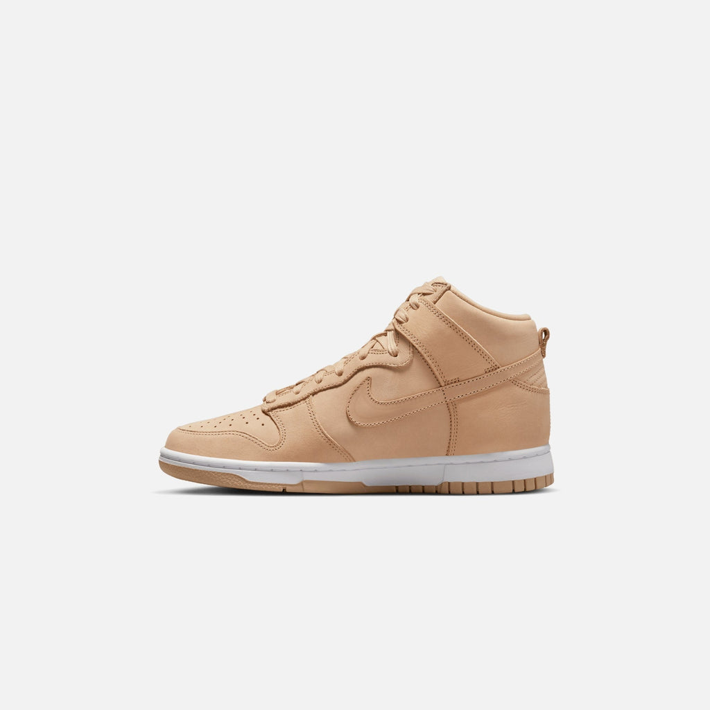 Nike WMNS Dunk High PRM - Vachetta Tan / Cavhetta Tan / White