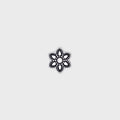 GOOD ART HLYWD Fancy Cutout Stud Earring - Silver