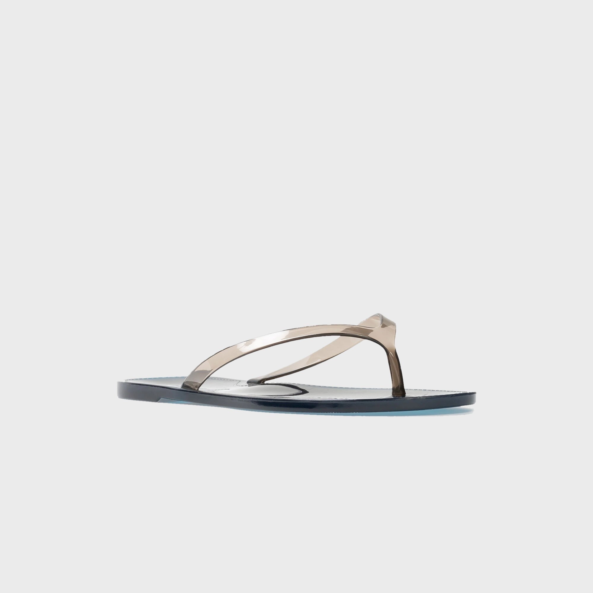 Black Suede Studio Crystal Sandal - Navy / Black PVC