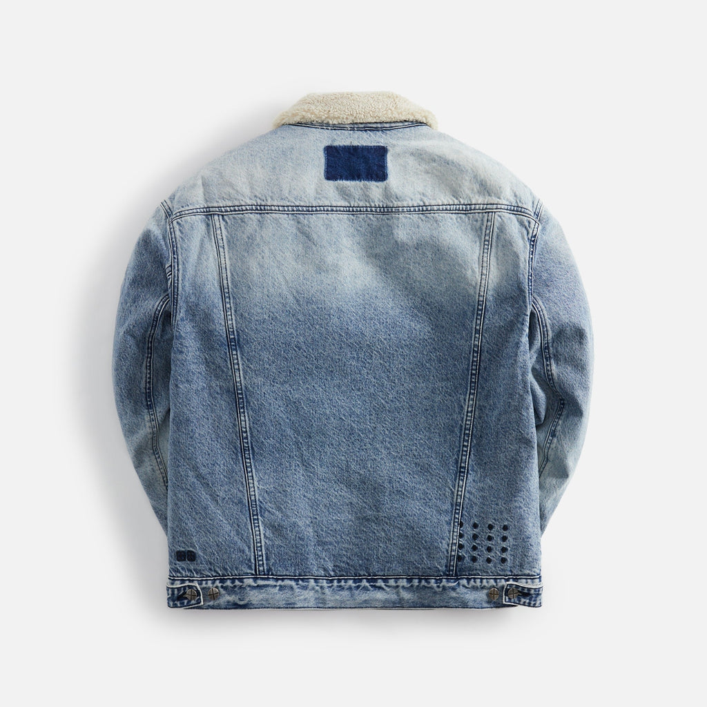Ksubi Oh G Jacket Sherpa - Mid Blue
