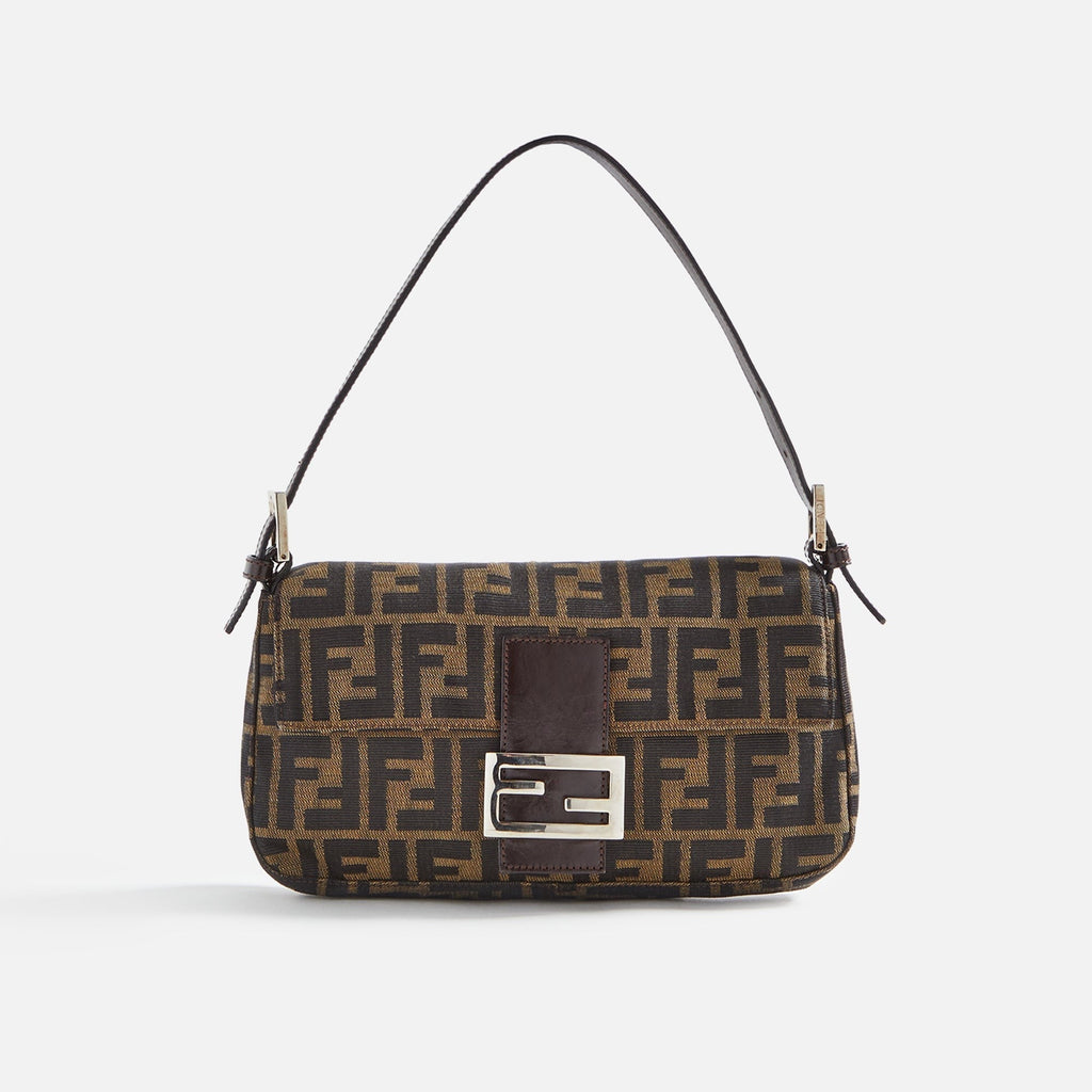 WGACA Fendi Zucca Baguette - Brown