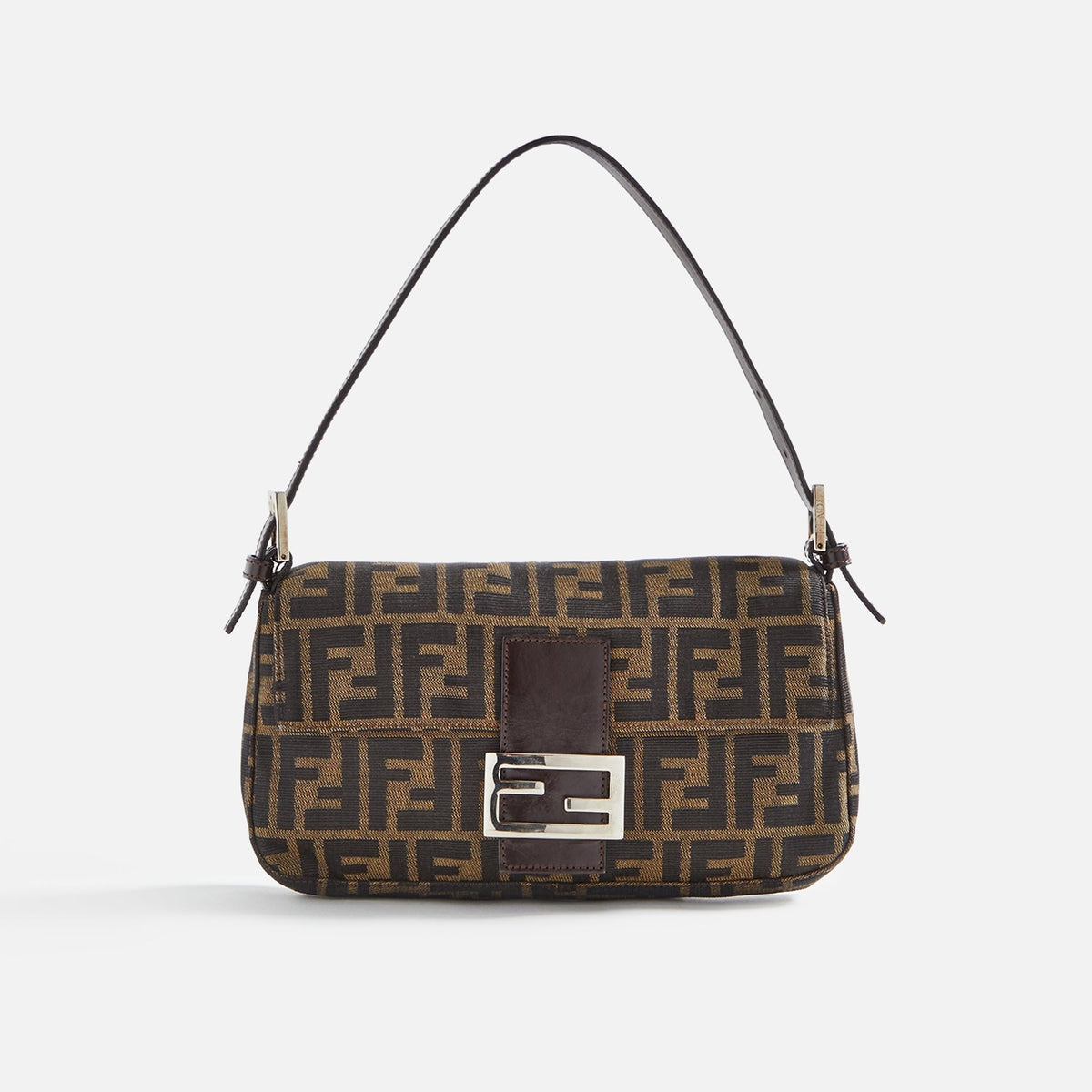 WGACA Fendi Zucca Baguette - Brown