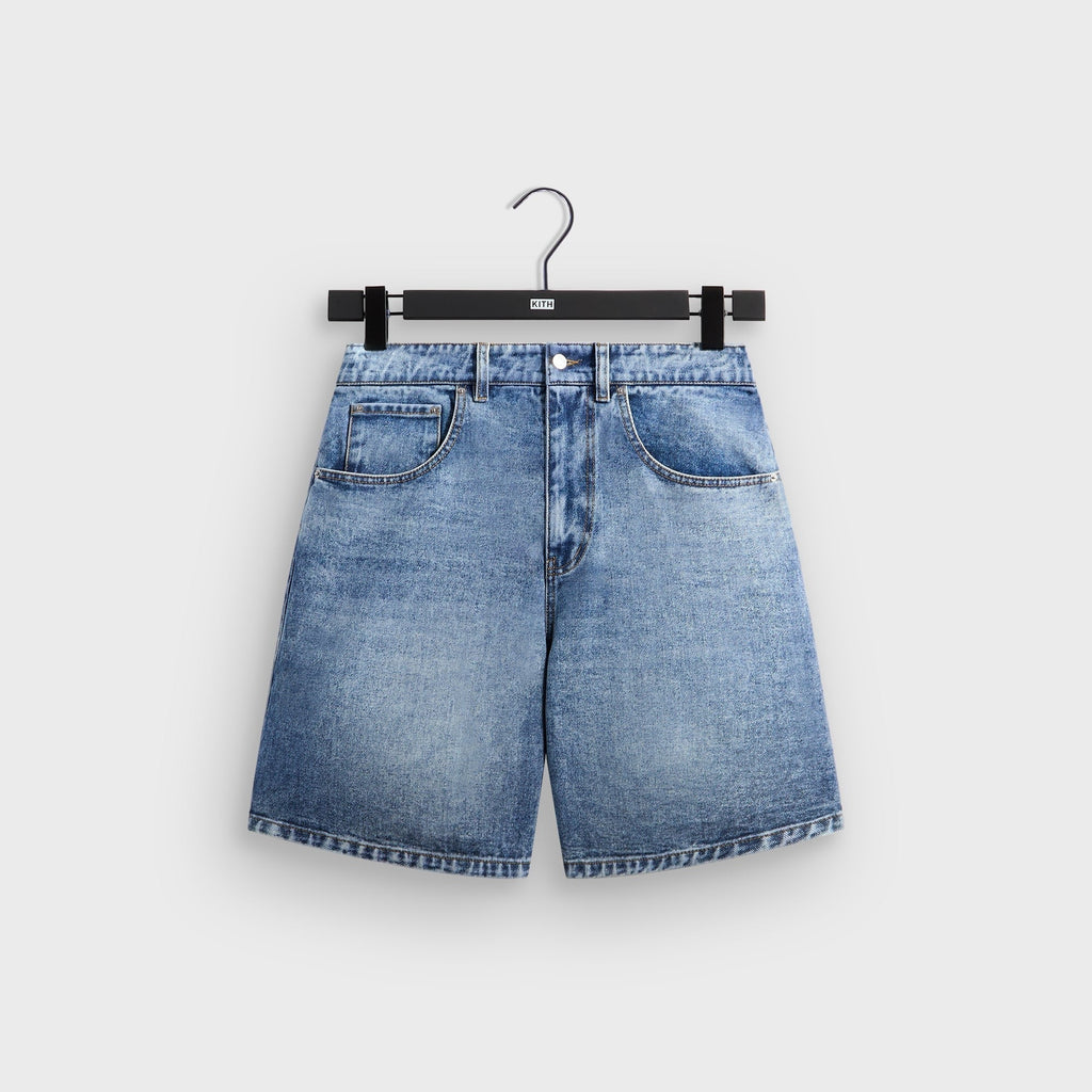Kith & Messi for adidas Football Denim Short - Aurora / Ink