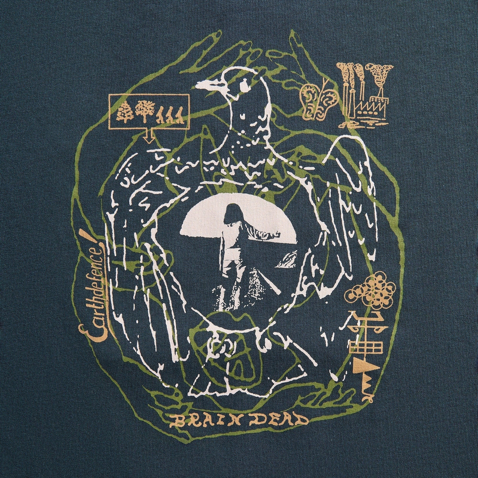 Brain Dead Earth Defense Tee - Slate