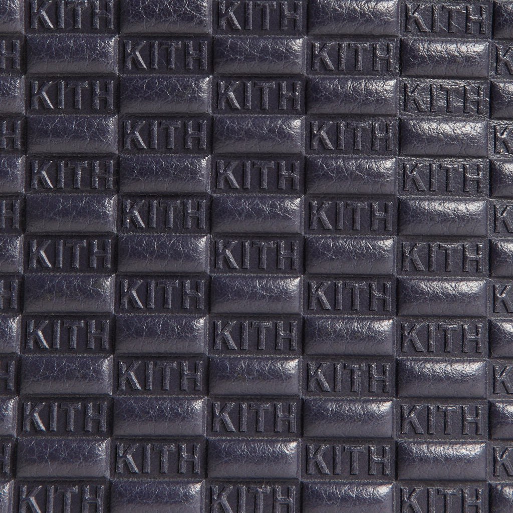 Kith Monogram Tumbled Leather Passenger K15 Bag - Ink