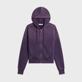 Entire Studios Slim Zip Up Hoodie - Plum