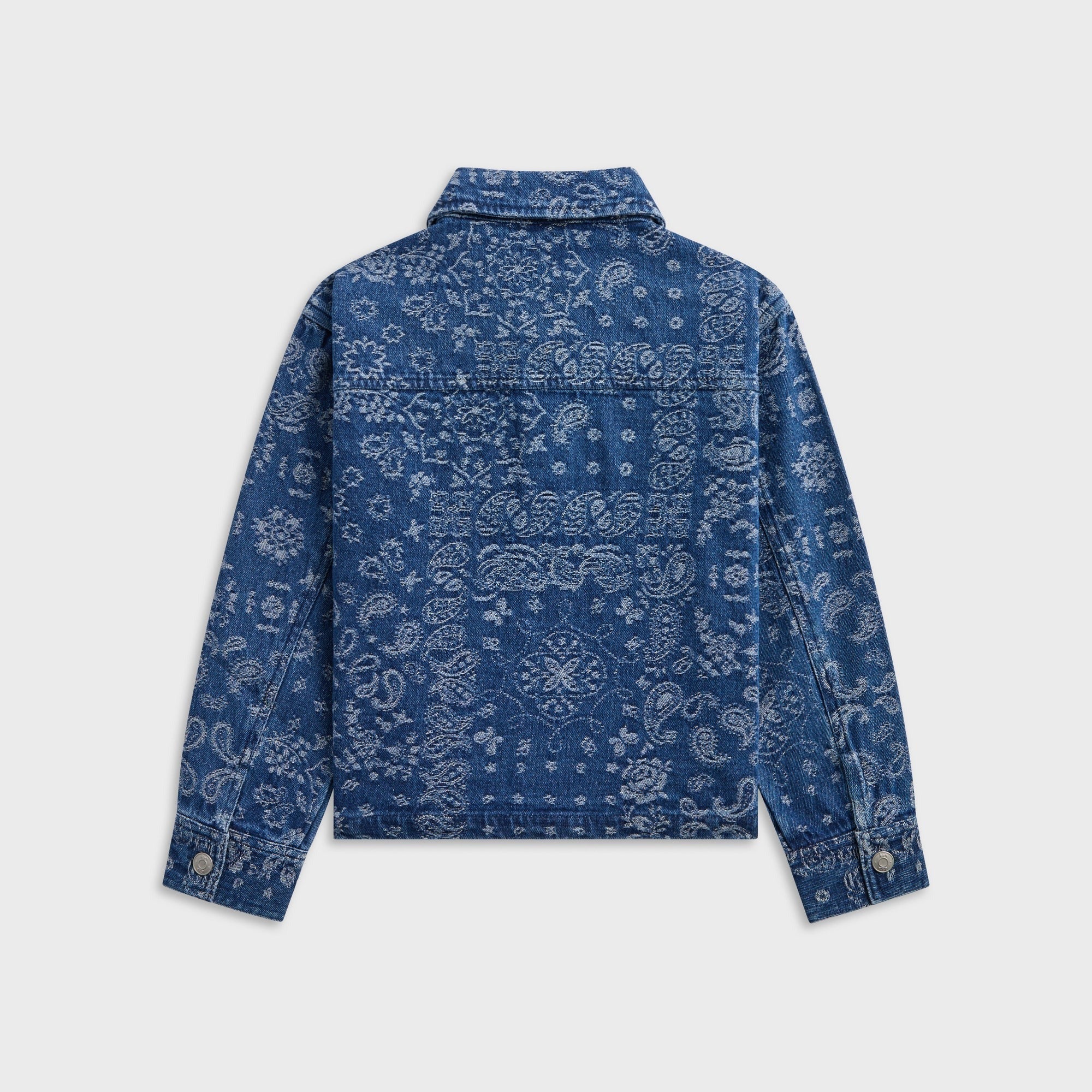 Kith Kids Paisley Ginza Shirt - Medium Indigo