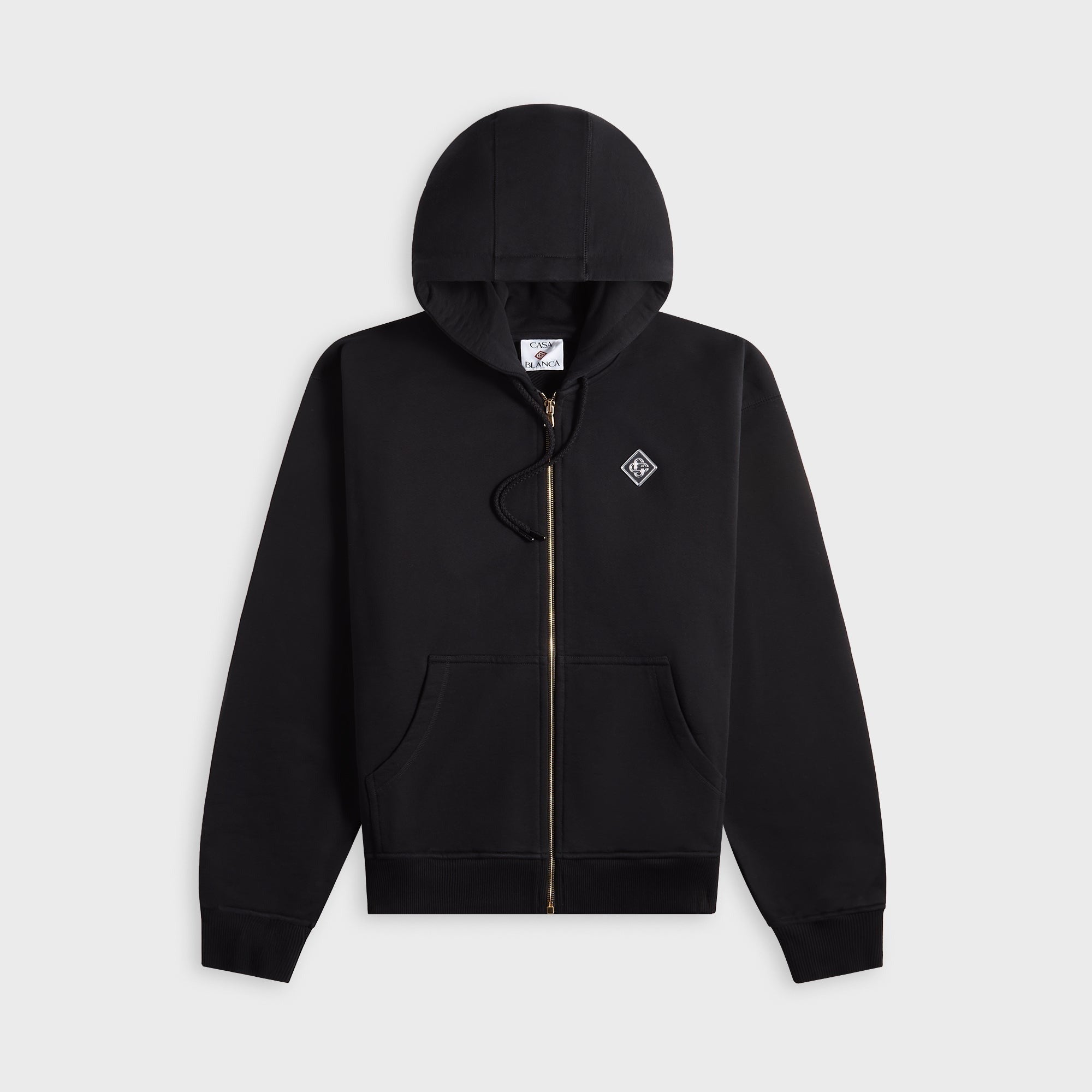Casablanca Casa Chrome Full Zip Hoodie - Black