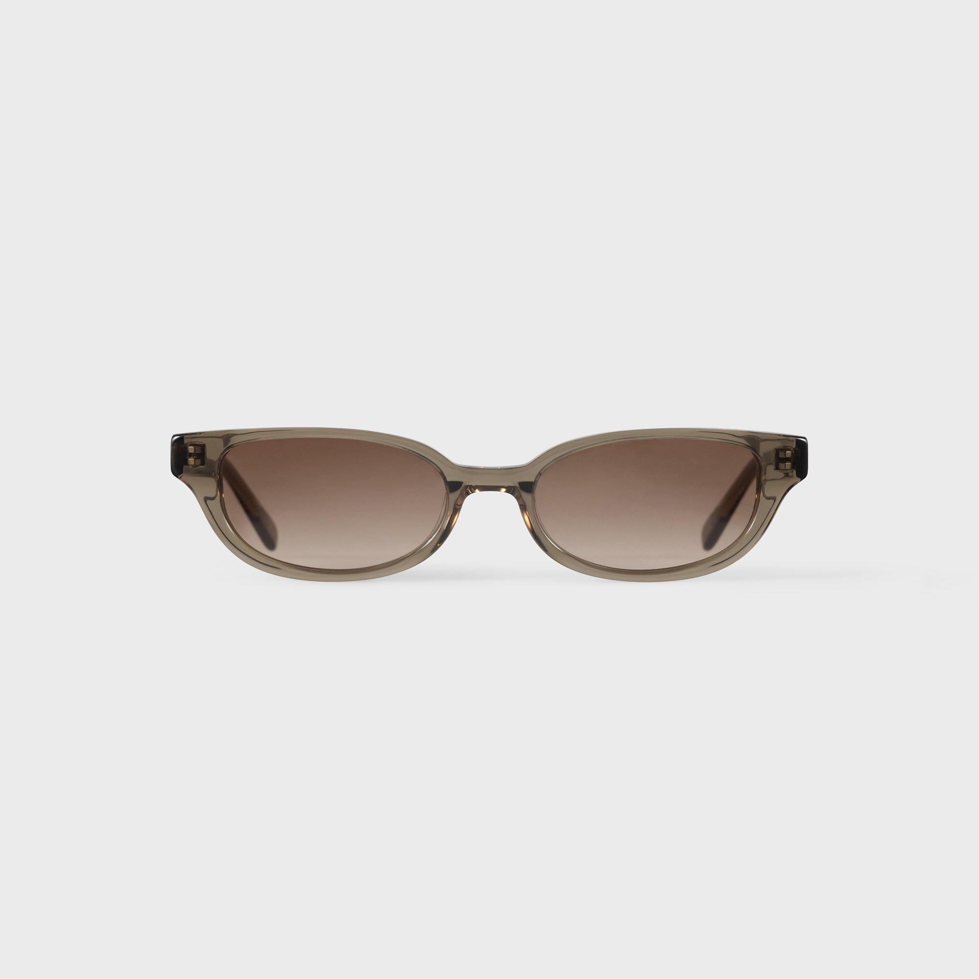 DMY Studios Romi Transparent Sunglasses - Olive