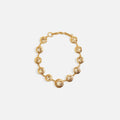 WGACA Chanel Sunburst Coin Necklace - Gold