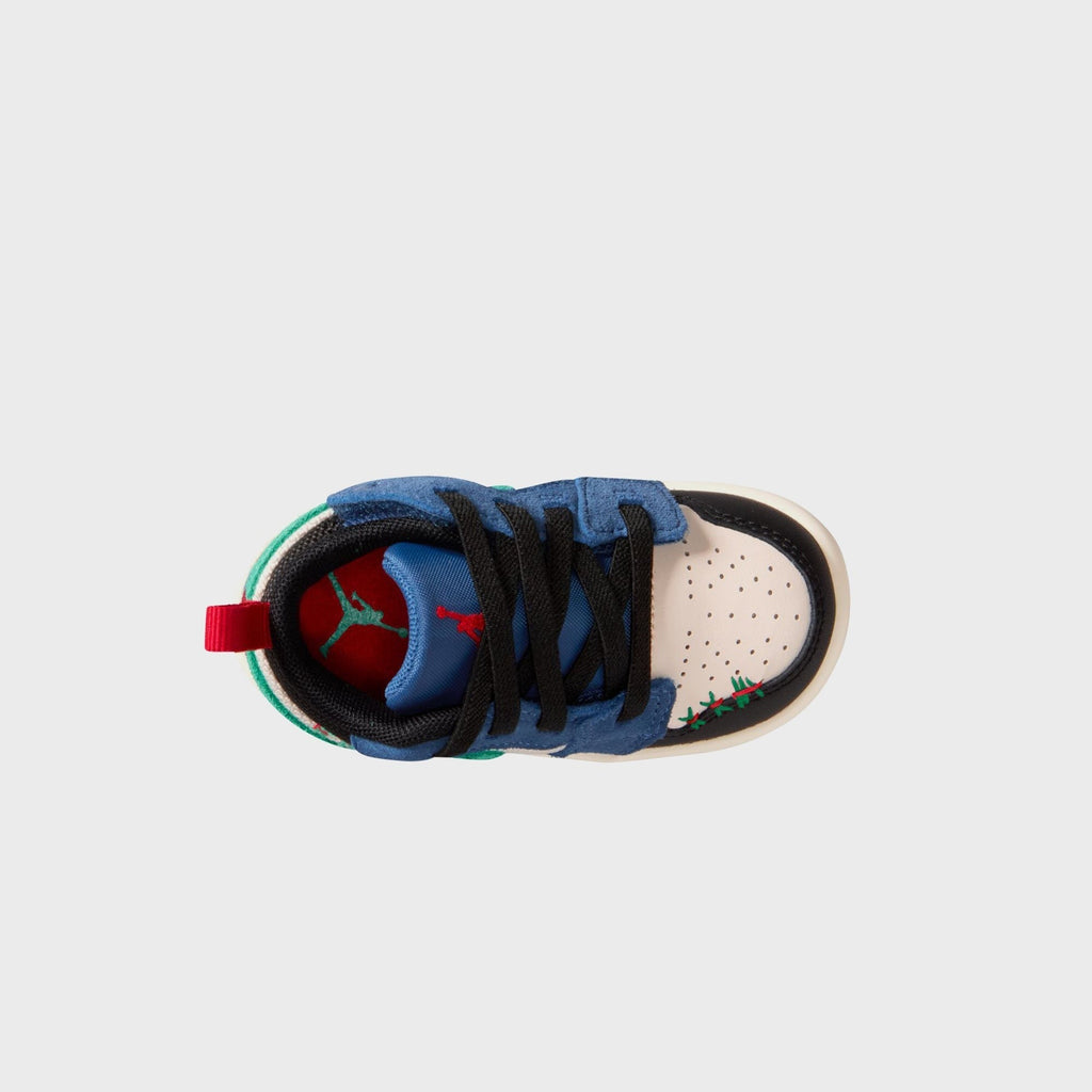 Jordan TD Jordan 1 Low Alt SE - True Blue / University Red / Kinetic Green / Black